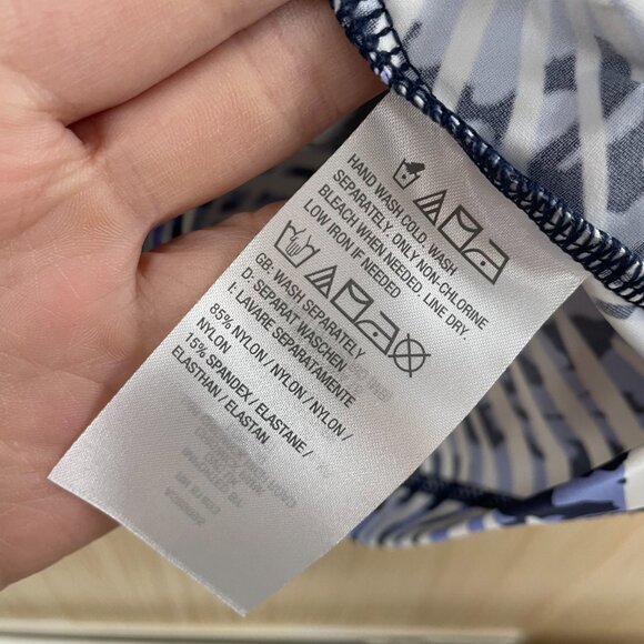 Zuda White Print Tank Top Small - Picture 3 of 5